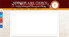 Desktop Screenshot of newhopeamec.org